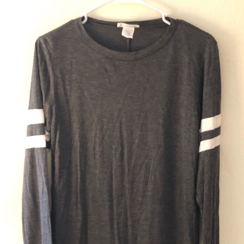 Grey Long Sleeve T-Shirt